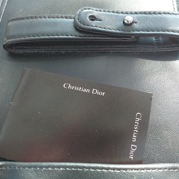 Vintage Christian Dior Neck Tie Travel Case with Zipper in Very Good Condition - Picture 4 of 10